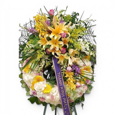 Sunrise Floral wreath