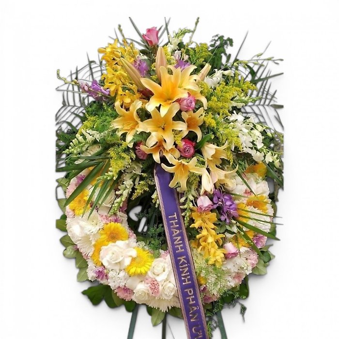 Sunrise Floral wreath