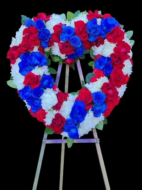Patriotic Tribute Heart