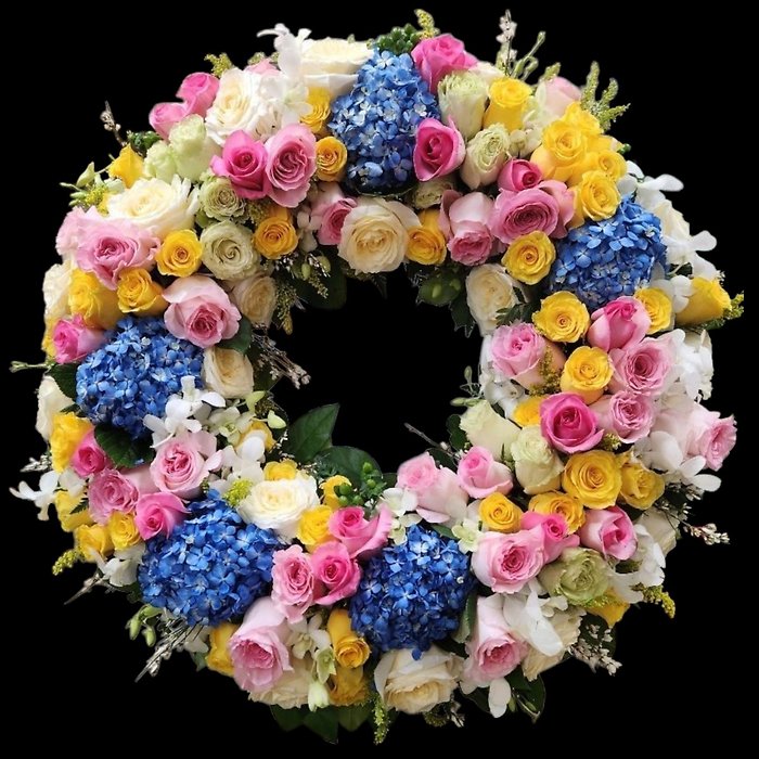 Secret Garden Floral Wreath