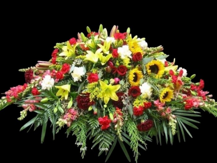Harvest Memories Casket spray