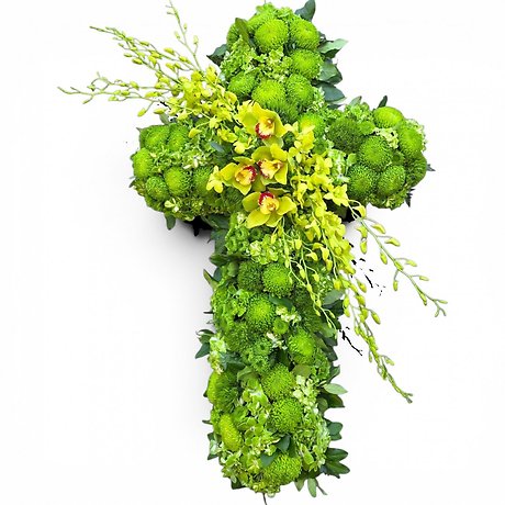 Emerald Garden Cross
