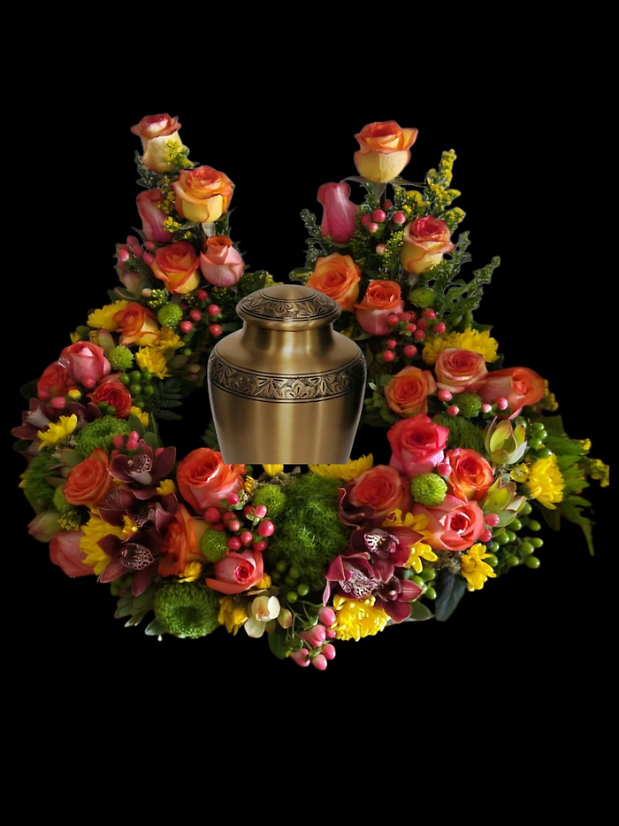 Sunrise Urn Wreath