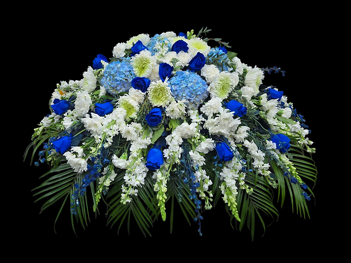 Timeless Breeze casket spray