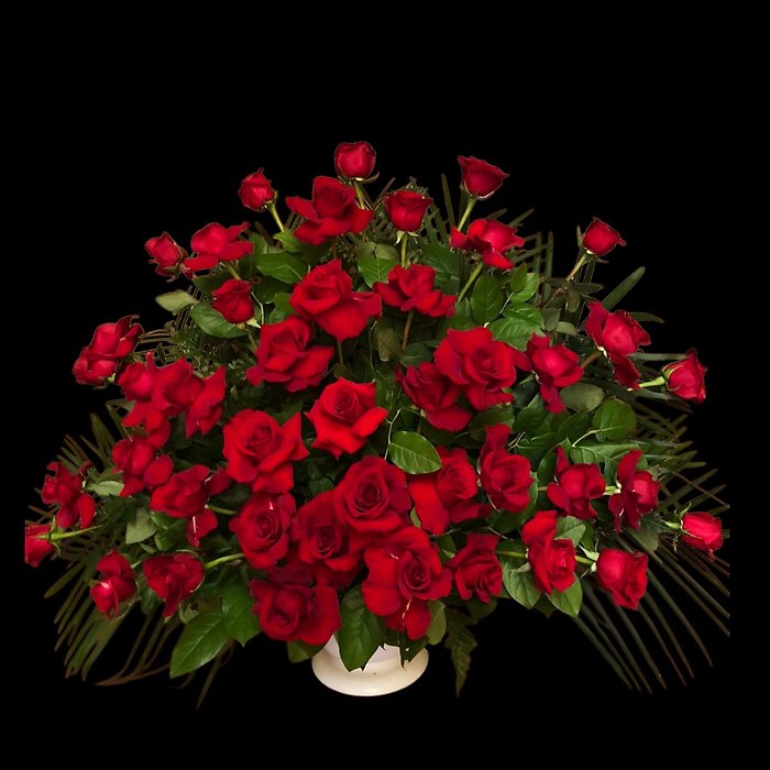 Rose Tribute Basket