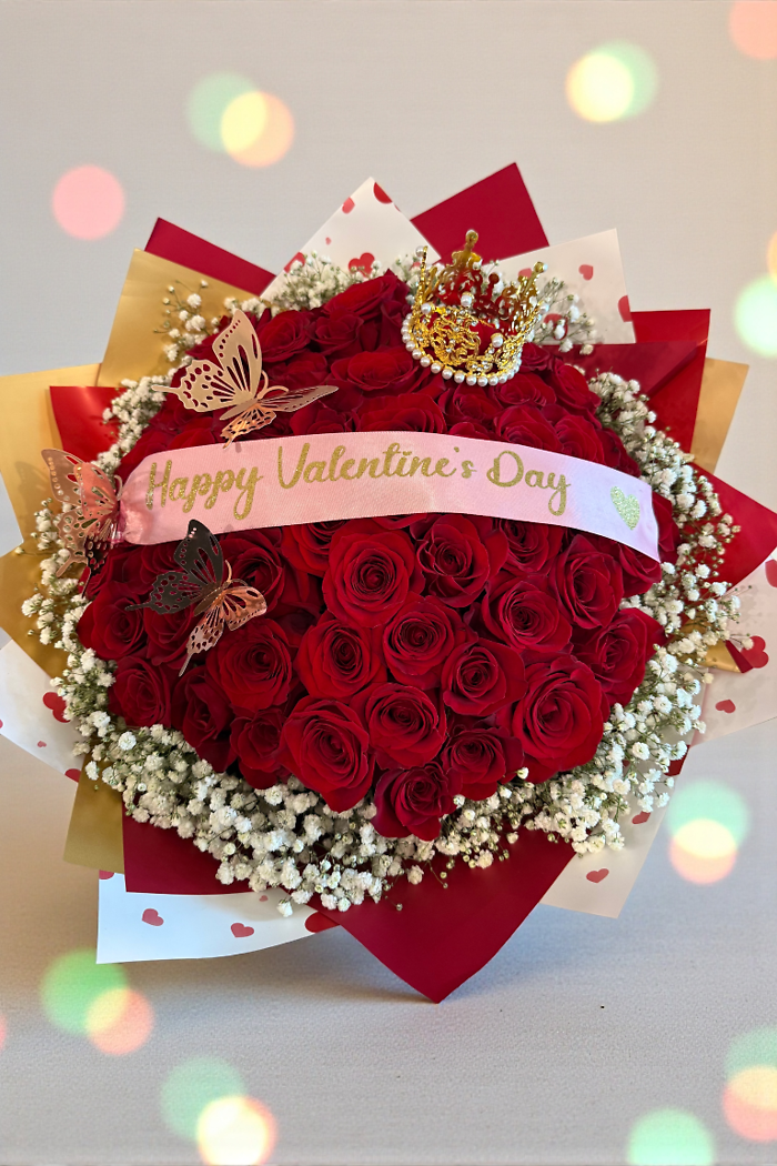 50 roses bouquet - ramo buchon