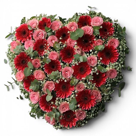 Daisy Rose Elegance Heart