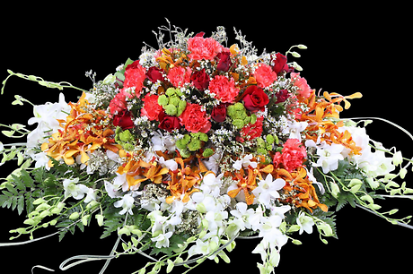 Eternity Heart Casket Spray