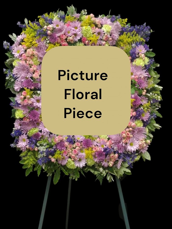 Memory Tapestry Square Easel Wreath