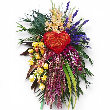 From the heart standing spray