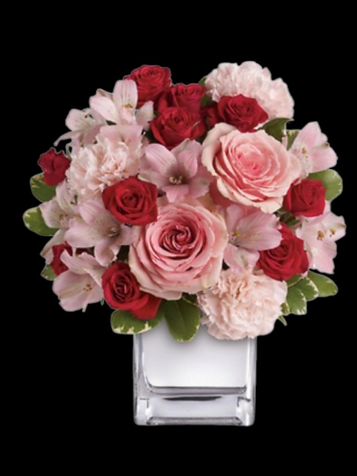 Love That Pink Bouquet with Roses