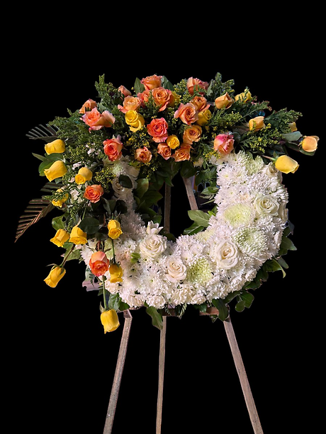 Sunset visions wreath