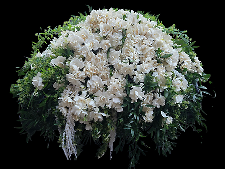 Gardenia Casket Spray