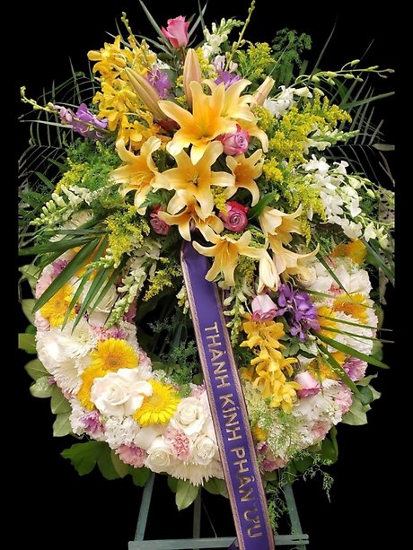 Sunrise Floral wreath