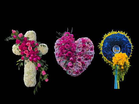 Crosses, Hearts & Wreaths