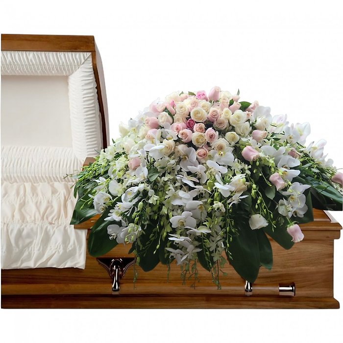 Cherished Love Casket Spray