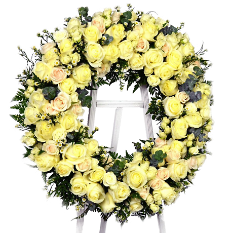 Playa blanca wreath