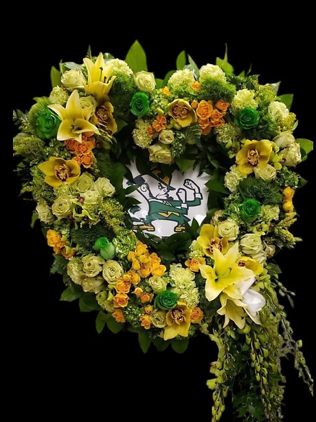 Notre Dame Fighting Irish Heart Tribute