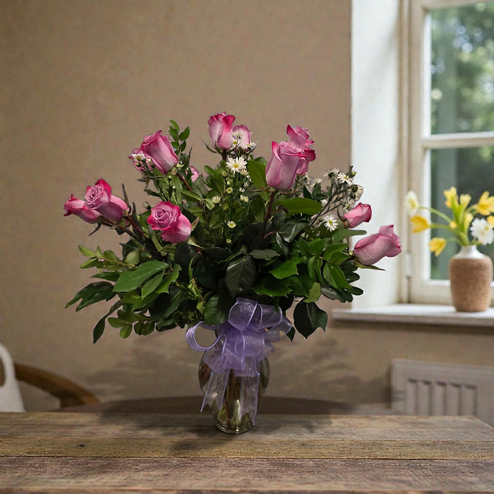 Dozen Premium Lavender Roses