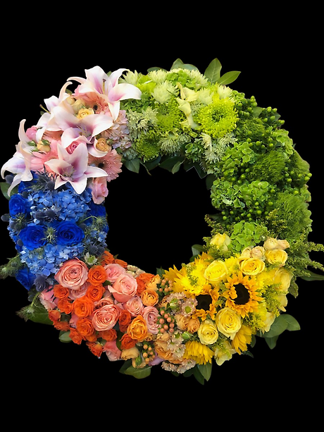 Arcoiris wreath