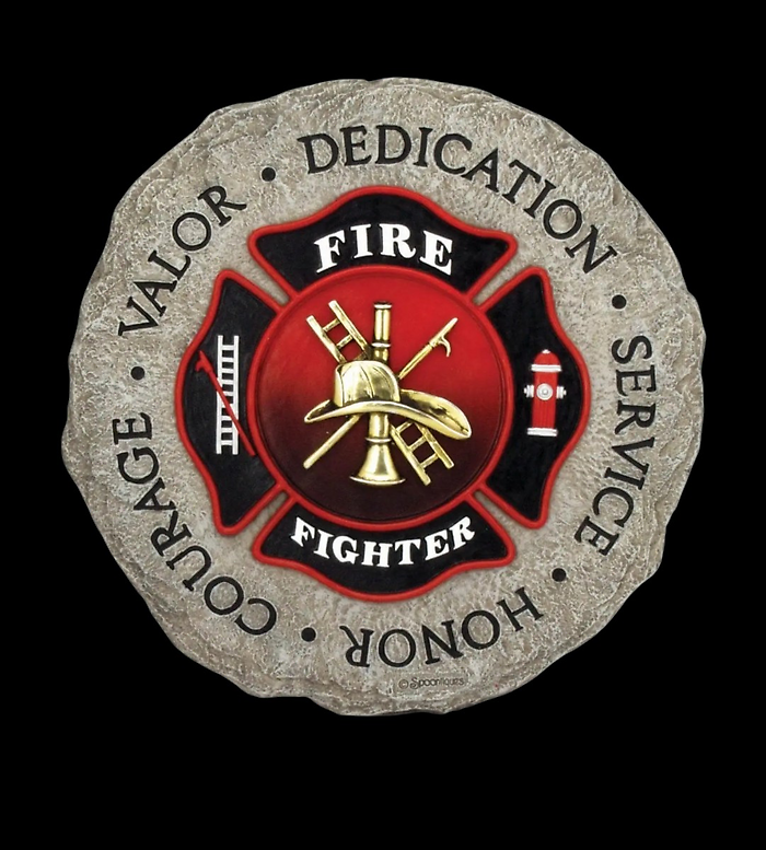 Sentiment Stone Floral wreath