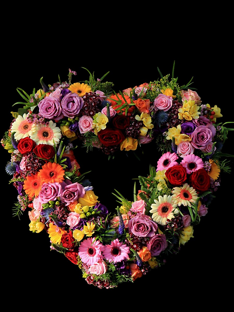 Bright and beautiful heart