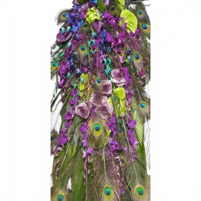 Peacock Floral Tribute