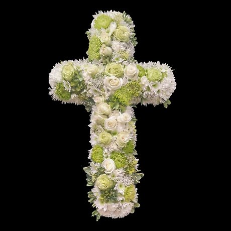 White and Sage Cross