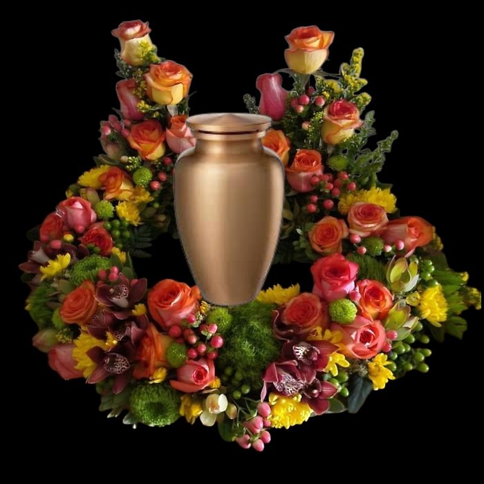 Sunrise Urn Wreath