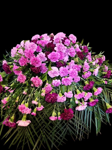 Assorted carnation Casket Spray