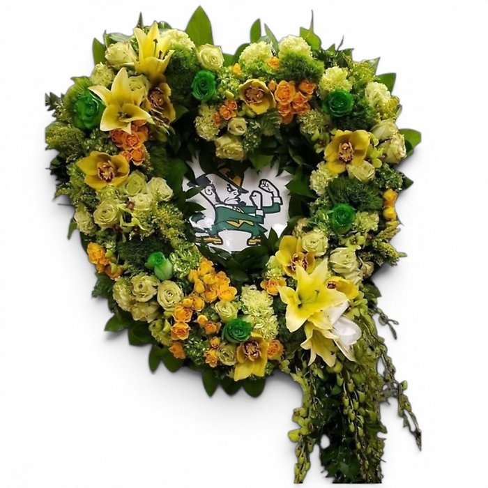 Notre Dame Fighting Irish Heart Tribute