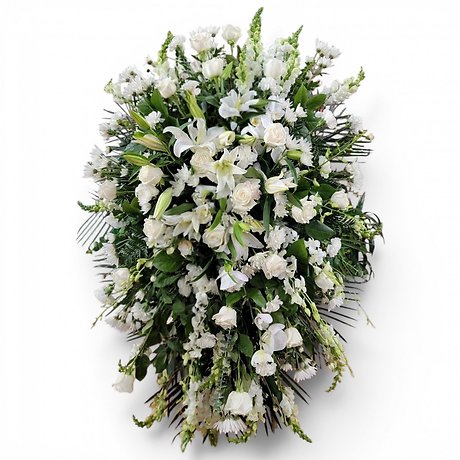 White Floral Elegance Spray