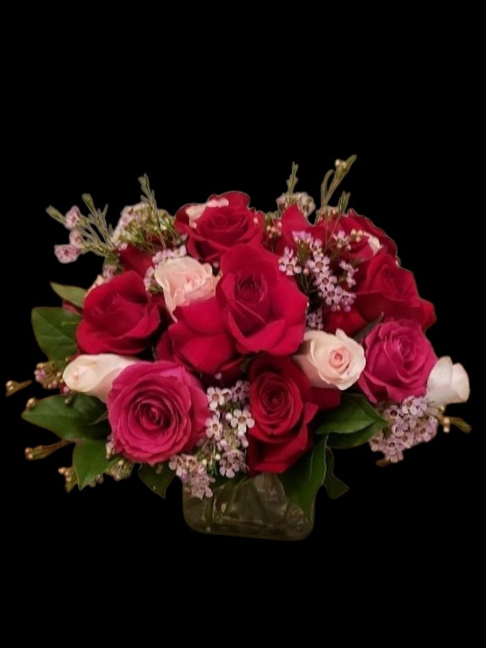 Love and Pink arrangement