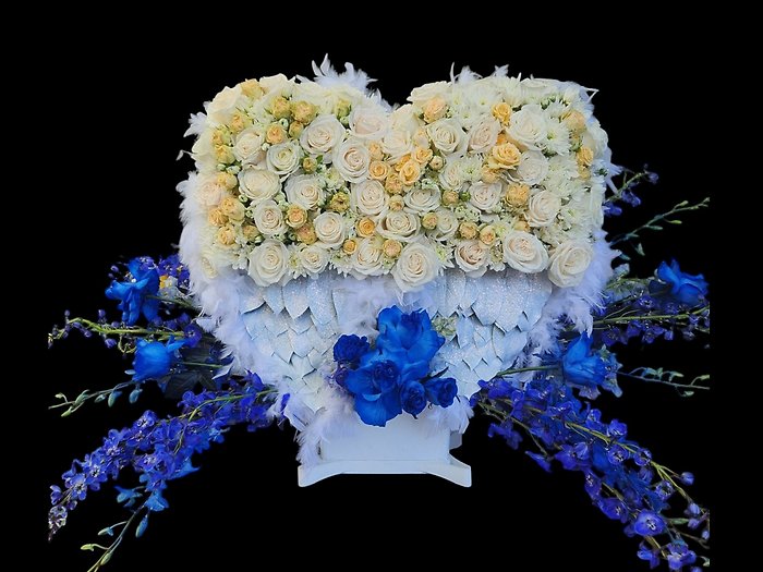 Angel Wings Basket Arrangement