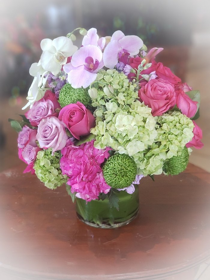 Pink lemonade arrangement