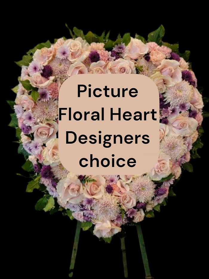 Picture Floral Heart Designers Choice