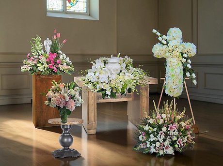 Cremation floral set