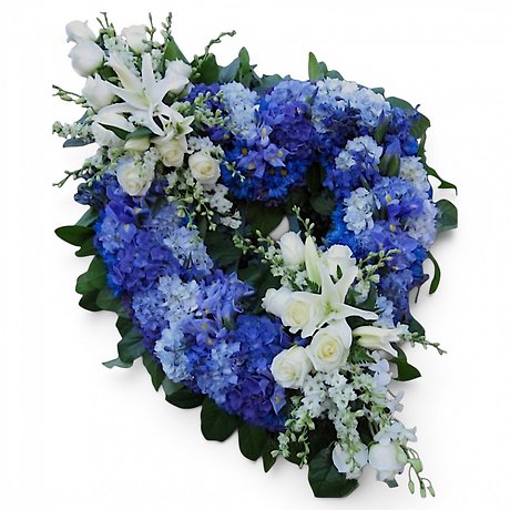 Hue of Blues Heart