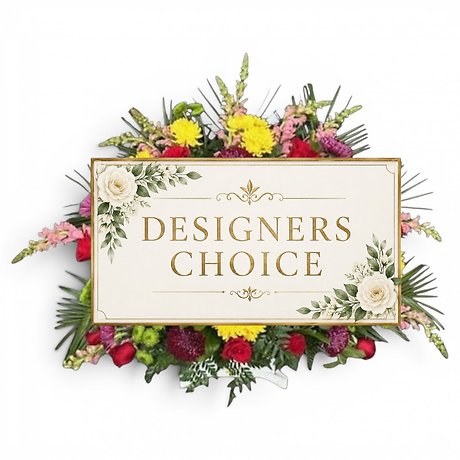Designer\'s choice funeral basket