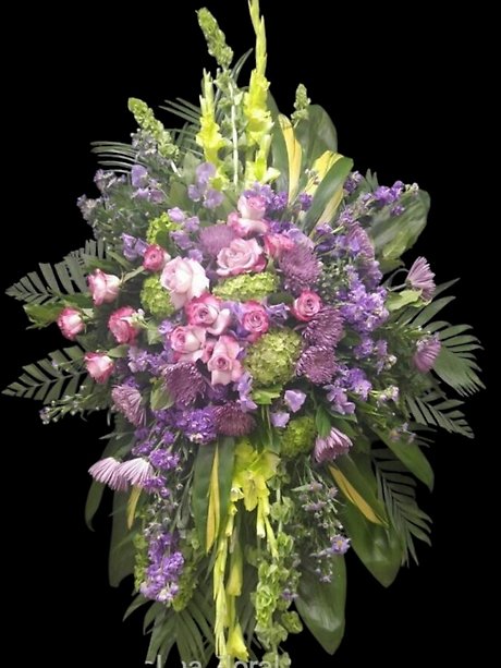 Purple Meadow Standing Spray