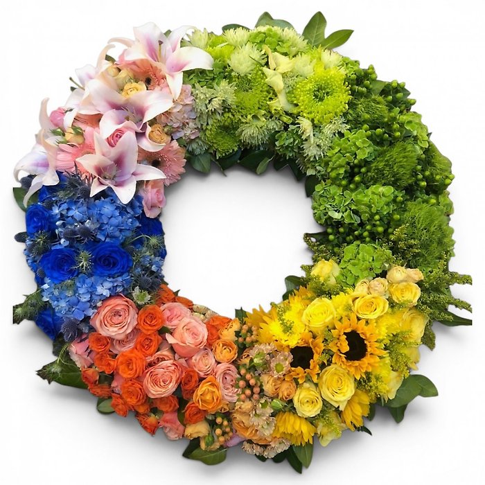 Arcoiris wreath