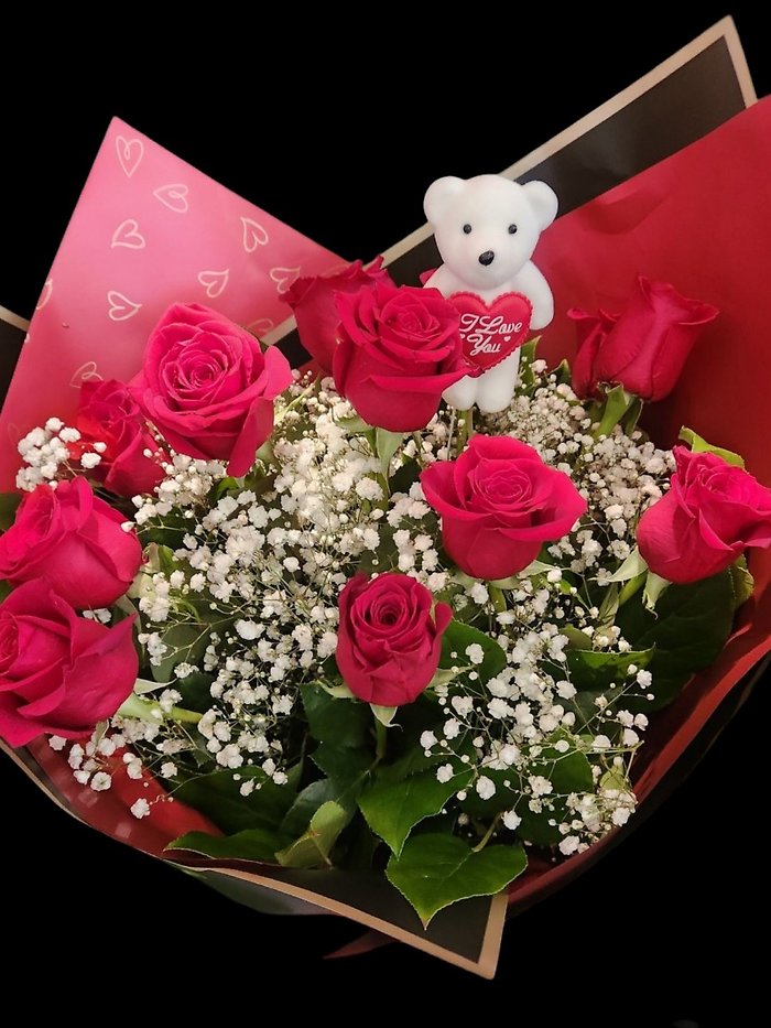 Dozen Red Rose Bouquet