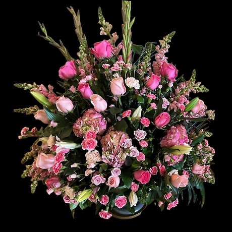 Gracious Pink Basket