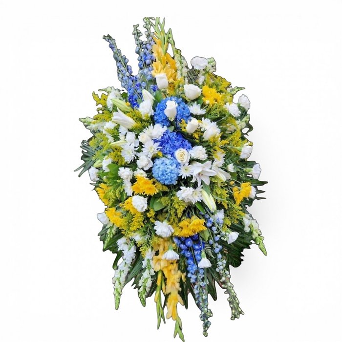 With love and remembrance standing spray
