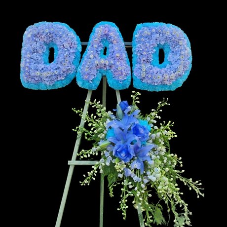 Dad Flower letter set