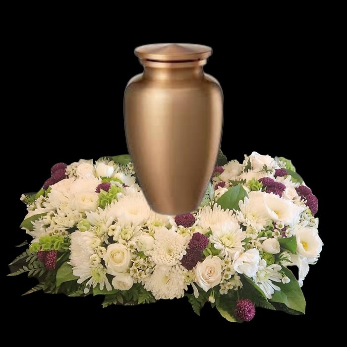 Whispers of peace urn wreath