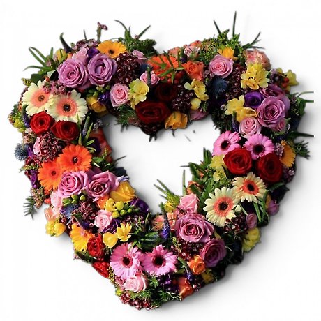 Bright and beautiful heart