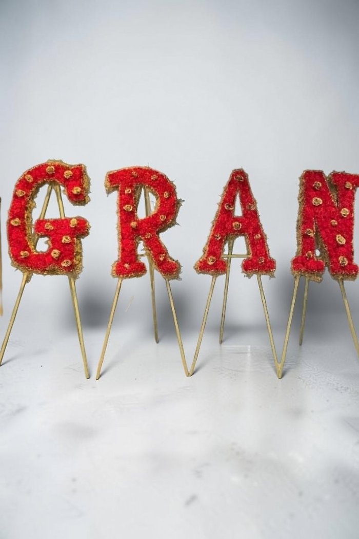 Flower Funeral Letter